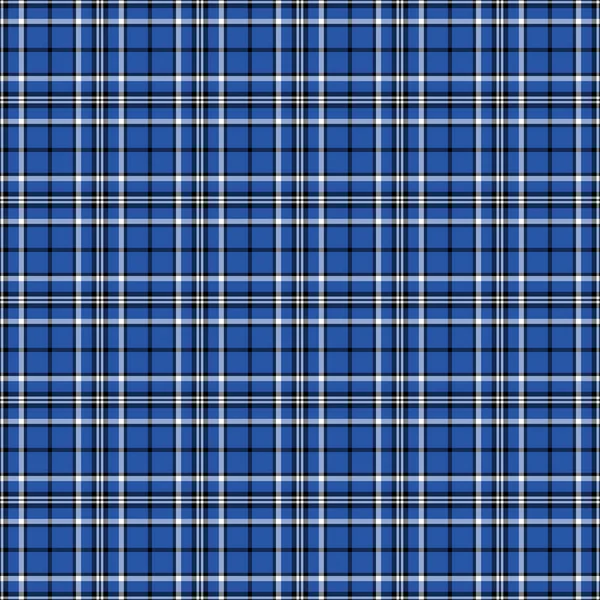 Black, blue and white plaid seamless pattern