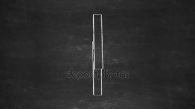 El yüksek gerilim işareti Siyah Kara tahta iplik çekilmiş. Sorunsuz döngü animasyon. Daha fazla simge ve benim portföyünde mevcut renk seçenekleri.