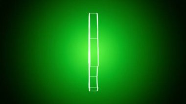 El yeşil arka plan üzerinde iplik izole biohazard sembolü çekilmiş. Sorunsuz döngü animasyon. Daha fazla simge ve benim portföyünde mevcut renk seçenekleri.