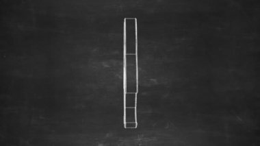 El çekilmiş biohazard simgesi Siyah Kara tahta iplik. Sorunsuz döngü animasyon. Daha fazla simge ve benim portföyünde mevcut renk seçenekleri.