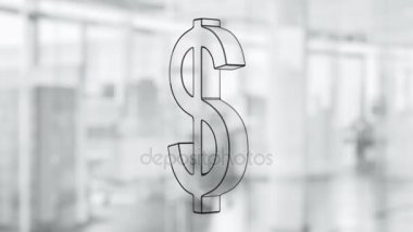 El cam tahta üzerinde dönen dolar sembolü çekilmiş. Siyah kalemi (İpucu kalem hissettim) tarafından boyalı. Animasyon döngüsü. 4k, Ultra Hd çözünürlük. Daha fazla para sembolleri ve benim portföyünde mevcut renk seçenekleri.