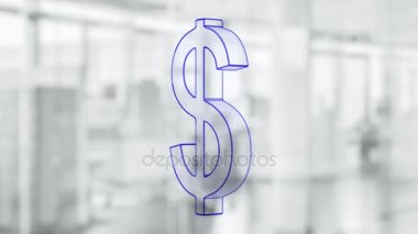 El cam tahta üzerinde dönen dolar sembolü çekilmiş. Mavi marker (İpucu kalem hissettim) boyalı. Animasyon döngüsü. 4k, Ultra Hd çözünürlük. Daha fazla para sembolleri ve benim portföyünde mevcut renk seçenekleri.