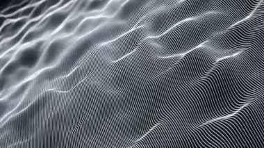 Arka plan animasyon akan dalgaların. Siyah arka plan üzerine soyut beyaz çizgiler. Benim profilde daha fazla renk seçenekleri.