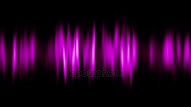 Soyut mor ses dalgası siyah arka plan üzerinde. Sorunsuz döngü. 4k, Uhd, Ultra Hd çözünürlük. Benim portföyünde mevcut daha fazla renk seçenekleri.