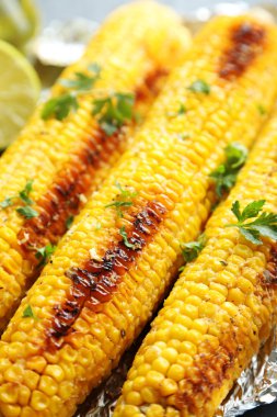 Lezzetli ızgara mısır 