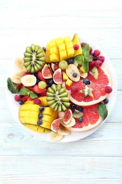 Verse fruitsalade — Stockfoto