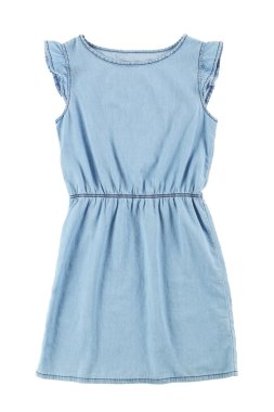 Mavi jeans izole elbise 