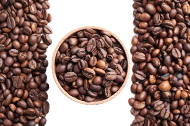 Kavrulmuş kahve çekirdeği.