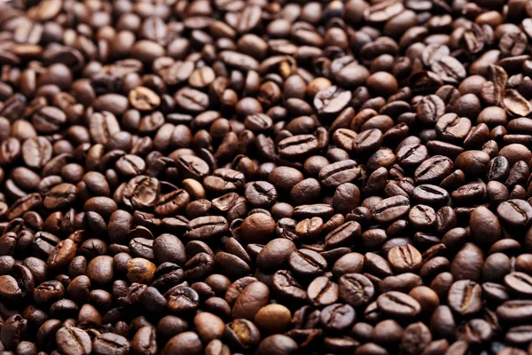 Brown roasted coffee beans — Stock Photo, Image