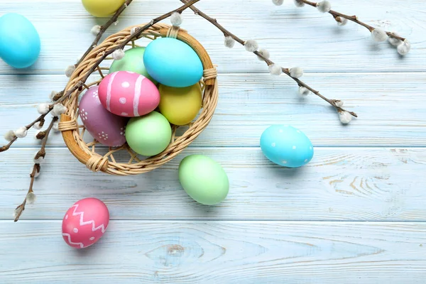 Húsvéti tojást a táblázat — Stock Fotó