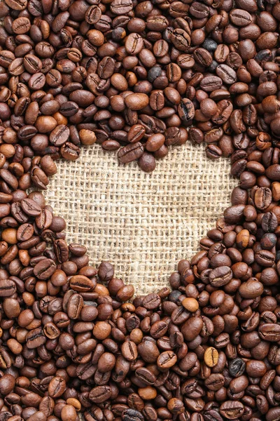 Brown roasted coffee bean — Stock Photo, Image