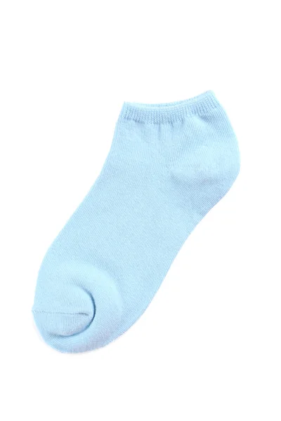 Blue sock isolated — Stock Photo, Image