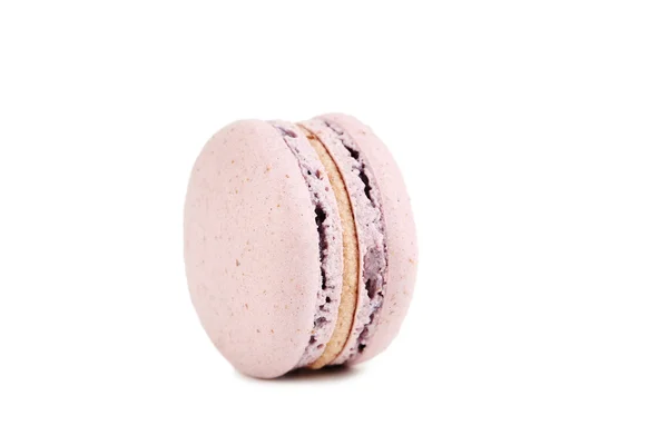 French pink macaron isolated — Stock Photo, Image