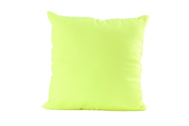 Yeşil yastık izole 