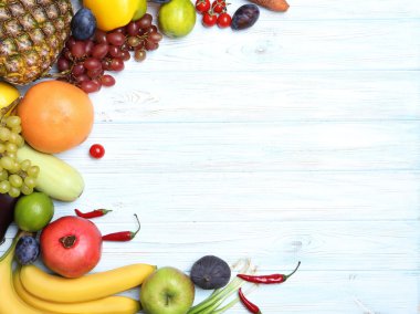 Olgunlaşmış meyve ve sebzeler 