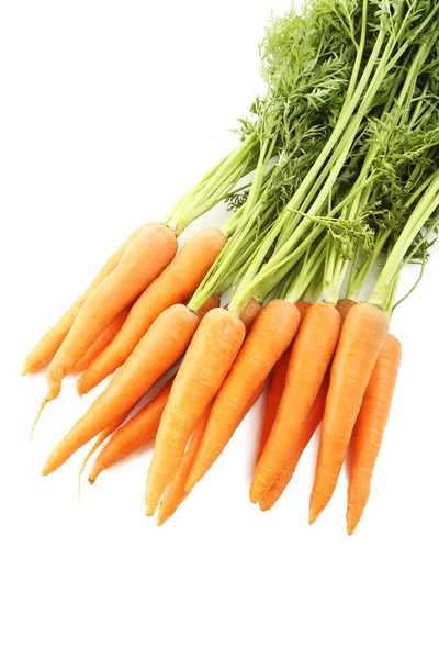 Fresh carrots isolated — Stock Photo, Image