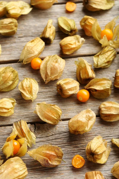 Reife Physalis auf dem Tisch — Stockfoto