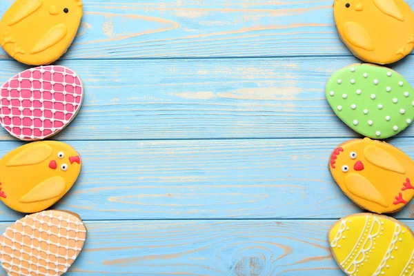 Colorful easter cookies — Stock Photo, Image