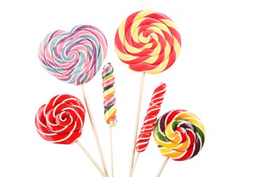 Tatlı lolipop izole 