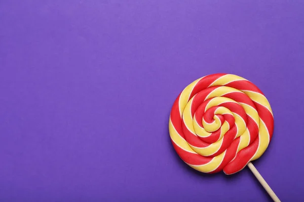 Sweet lollipop on  background — Stock Photo, Image
