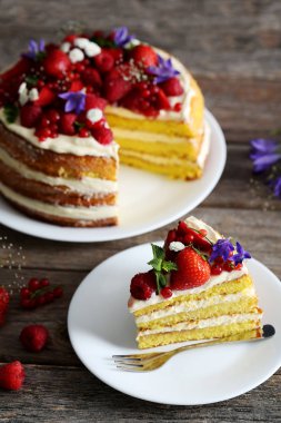 lezzetli bisküvi pastası 