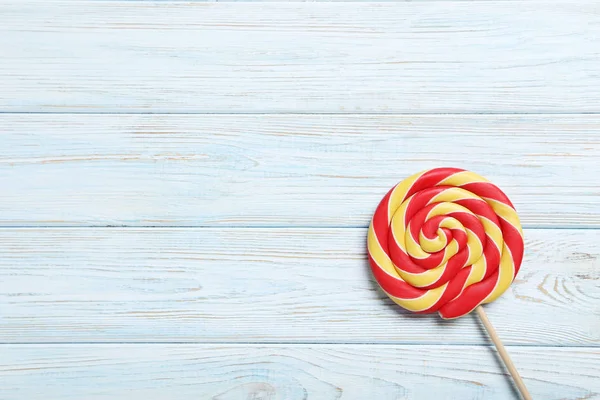 Sweet lollipop on  table — Stock Photo, Image