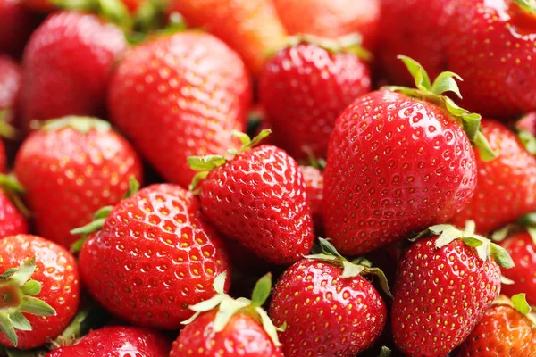 Frische und schmackhafte Erdbeeren — Stockfoto