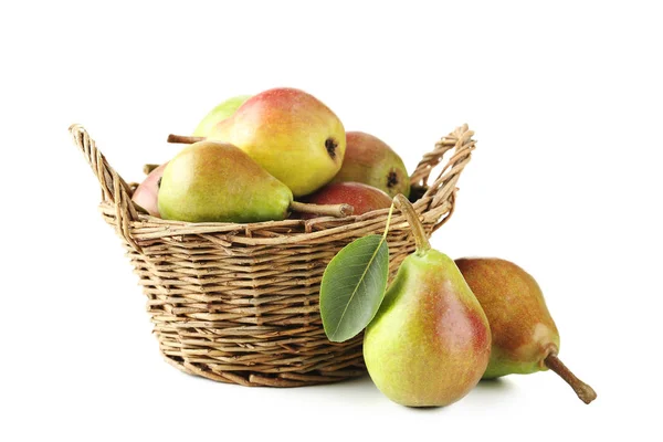 Ripe pears isolated — Stock Photo, Image