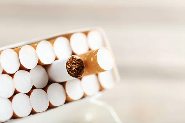 Otevřete krabičku cigaret — Stock fotografie