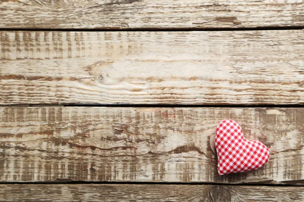 Liefde hart op tafel Stockfoto