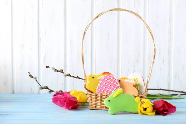Colorful easter cookies — Stock Photo, Image