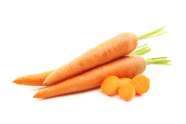 Fresh carrots isolated — Stock Photo, Image