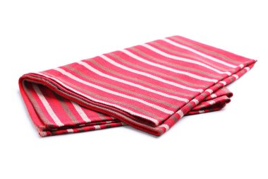 Peçete arka plan üzerinde katlanmış