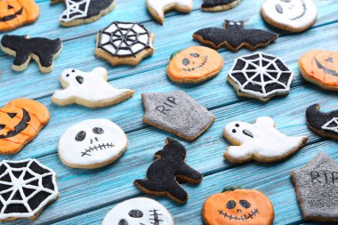Taze Cadılar Bayramı gingerbread çerezleri