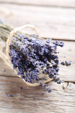 Bir demet lavanta çiçeği. 