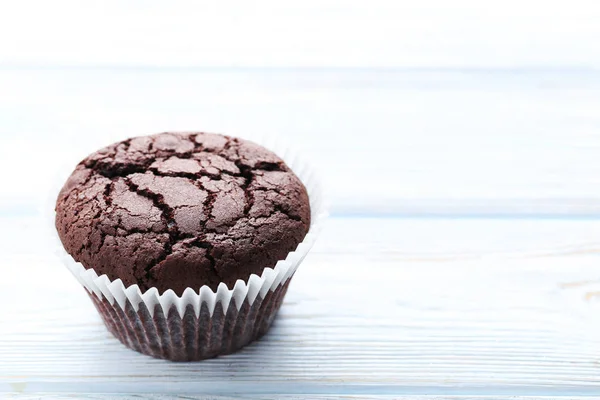Chocolade muffin op tafel — Stockfoto