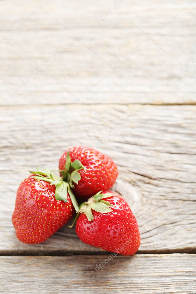 Fresh and tasty strawberries