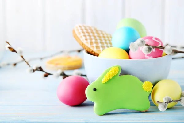 Colorful easter cookies — Stock Photo, Image