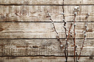 Ağaç dalları ahşap tablo