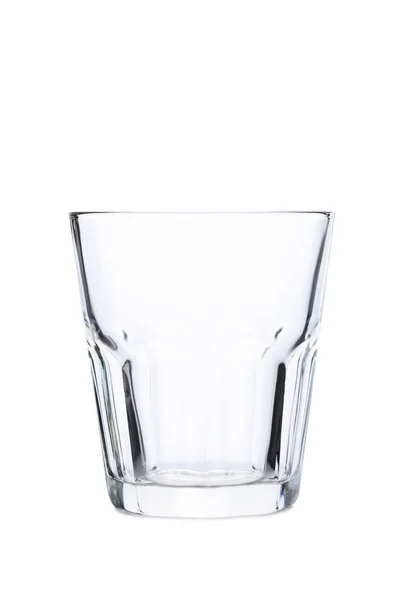 Empty glass on a white — Stock Photo, Image