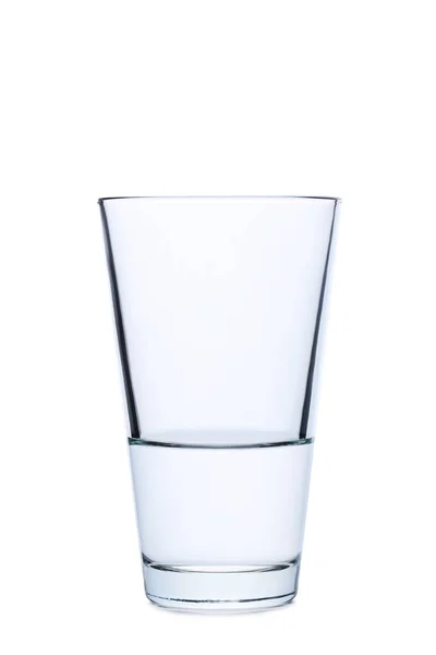 Pustej szklanki na białym — Zdjęcie stockowe