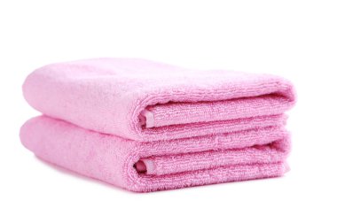 Pembe havlu yakın çekim 