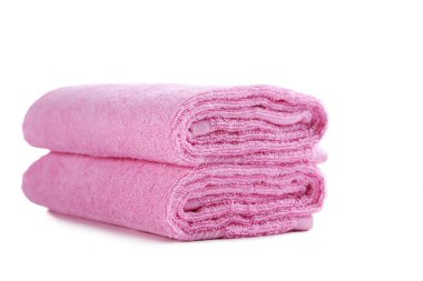 Pembe havlu yakın çekim 