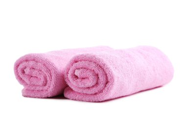 Pembe havlu yakın çekim 