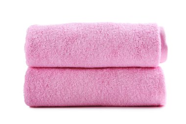 Pembe havlu yakın çekim 