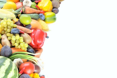 Olgunlaşmış meyve ve sebzeler 