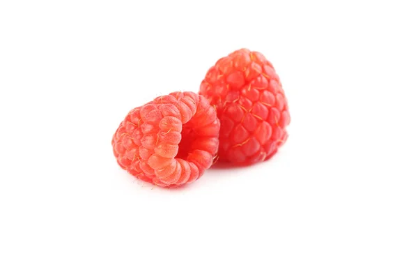Two red raspberries — Stock Photo, Image