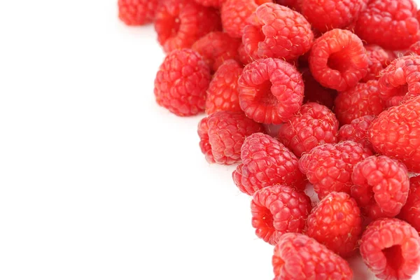 Pile of red raspberries — Stock Photo, Image
