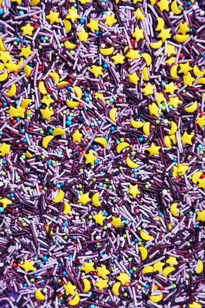 Colorful sprinkles background — Stock Photo, Image