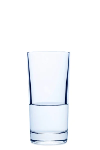 Vidro transparente com água — Fotografia de Stock